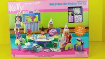 Barbie Doll Birthday Surprise Party Toy Frozen Kids Dolls Krista, Kelly, Chelsea - MertaCe