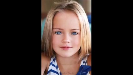 Dünyanın en güzel kızı secildi  9 yaşında  manken oldu izle