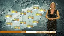 Időjárás-jelentés, 2016.08.23. dél Tények.hu videó