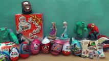 12 surprises Eggs Unboxing Dora The Explorer Hello Kitty Toy Story Disney Princess Movie