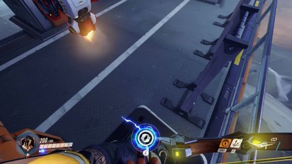 Overwatch: My friend challenged me to get a stylish septuple kill in training