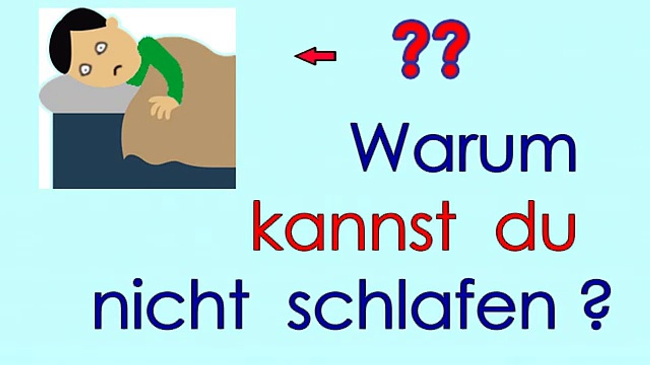 Deutsch lernen Grammatik  ich kann
