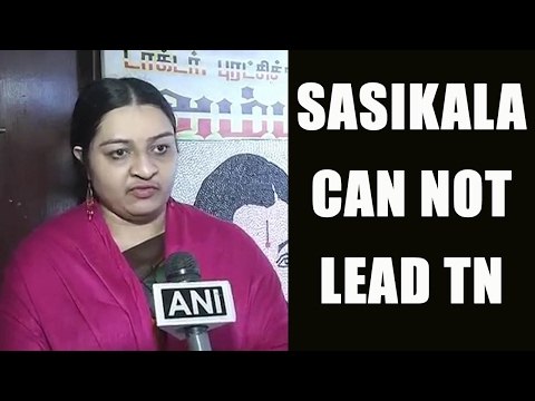 Tamil Nadu: Sasikala can't lead TN : Jayalalithaa’s niece: Watch video | Oneindia News
