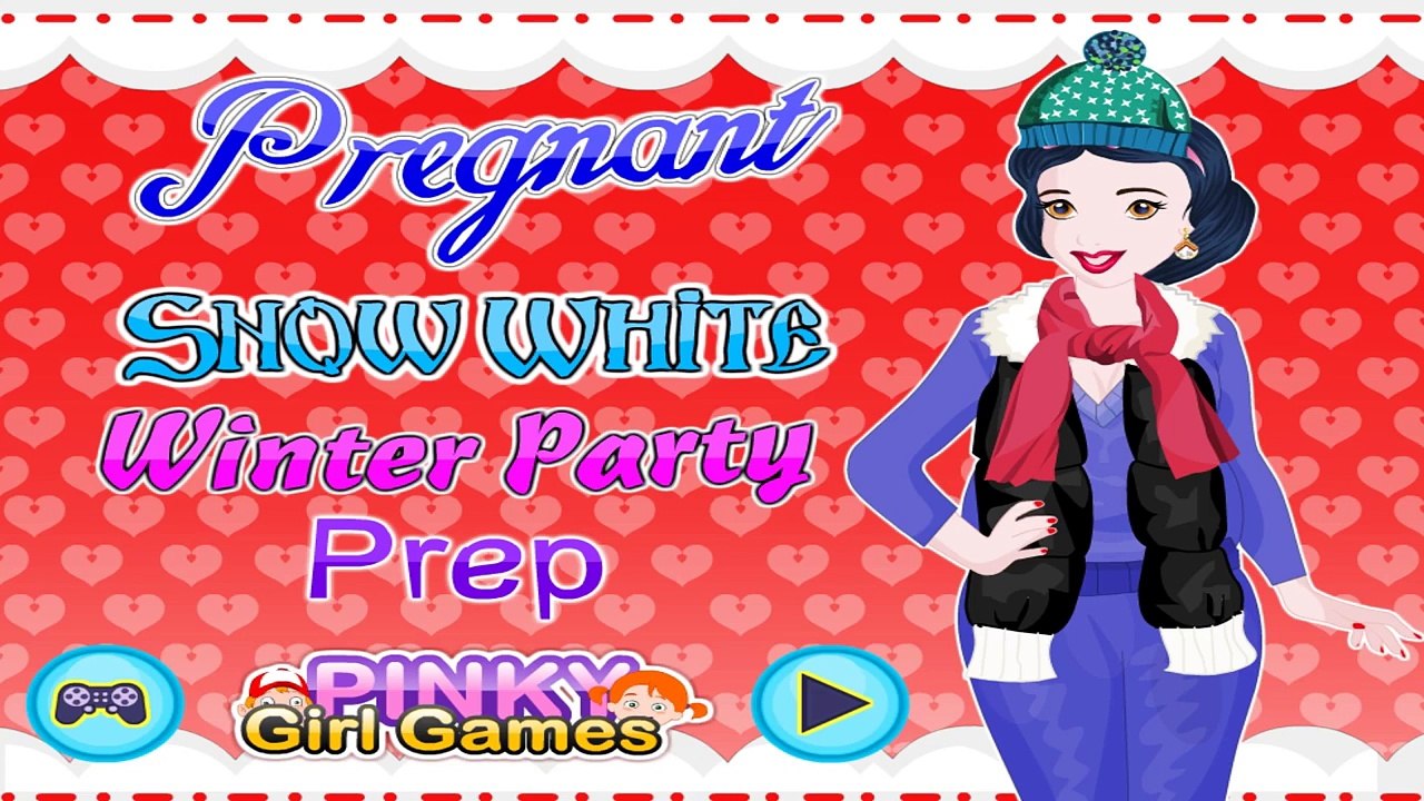 Pregnant Snow White Winter Party Prep - Best Video Game for Girls