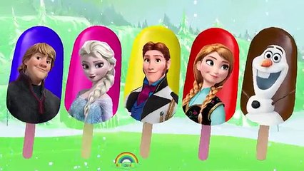 Disney Frozen Lollipop Finger Family Songs - Daddy Finger Family Nursery Rhymes Lyrics For