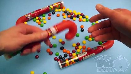 New Learn Colours with Surprise Eggs and a Skittles Rainbow! Part 3