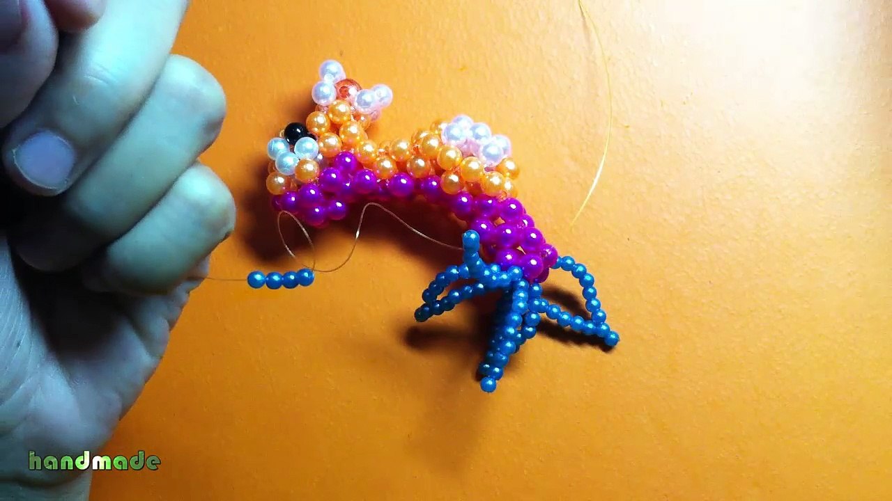 Kết hạt cườm 12 con giáp - Con rồng - the dragon(3/4)