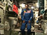 Dr. Sheikh Muszaphar Shukor Praying in outer space (from Muslim in Space DVD)