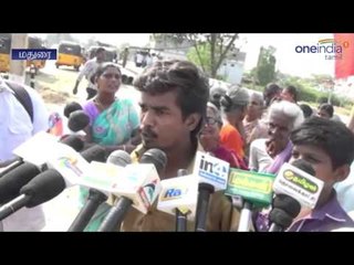madurai protest against DMK candidate, மதுரை திமுக வேட்பாளர், போராட்டம்