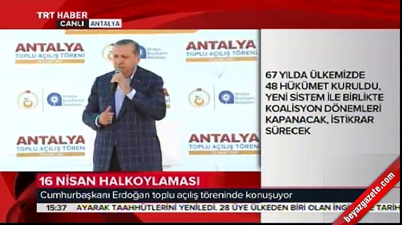 Cumhurbaşkanı Erdoğan: Gazi Mustafa Kemal'e neden ihanet ediyorsun?