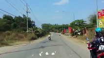 Motorbike Riding crash Funny Fail - Drunk motor crash - Bike Crashing