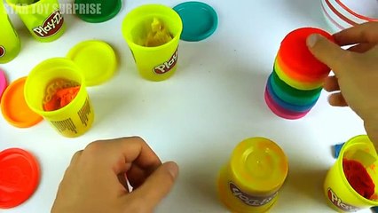 Rainbow Cake how to make a Play Doh Rainbow Cake EASY