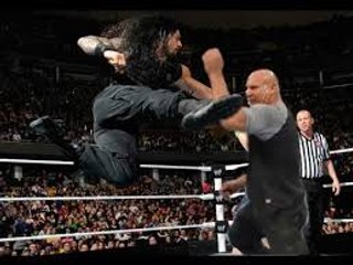 WWE 2017 OMG Match Roman Reigns vs Goldberg Face to face, Who will Win this Match Goldberg or Roman