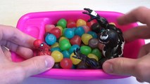 Learn Colors Spider-Man Peppa Pig Baby Bath Time Playing With Colors Candy Peppa Pig Famil