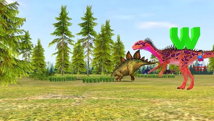 Learn Colors With Dinosaurs Names For Children | Learn ABC Alphabet Letters 123 Numbers Fo