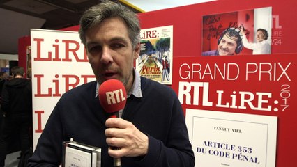 Tanguy Viel reçoit le Grand Prix RTL-Lire 2017