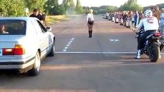 Fail! Car vs. Bike -  Drag Race http://BestDramaTv.Net