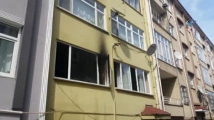 Sakarya'da Yangın.. Çıkan Yangında Yaşlı Kadın ve Torunu Dumandan Etkilendi