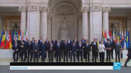 "Les dirigeants européens renouvellent leur engagement vision de l'Union"