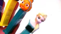 Dory and Frozen Pez Dispenser Finger Family Nursery Rhyme ★ Frozen Elsa Dory Nemo Anna Son