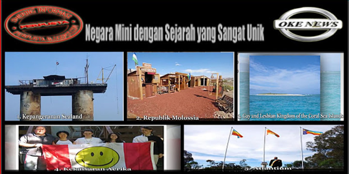 5 negara mini dengan fakta sejarah yang aneh dan unik