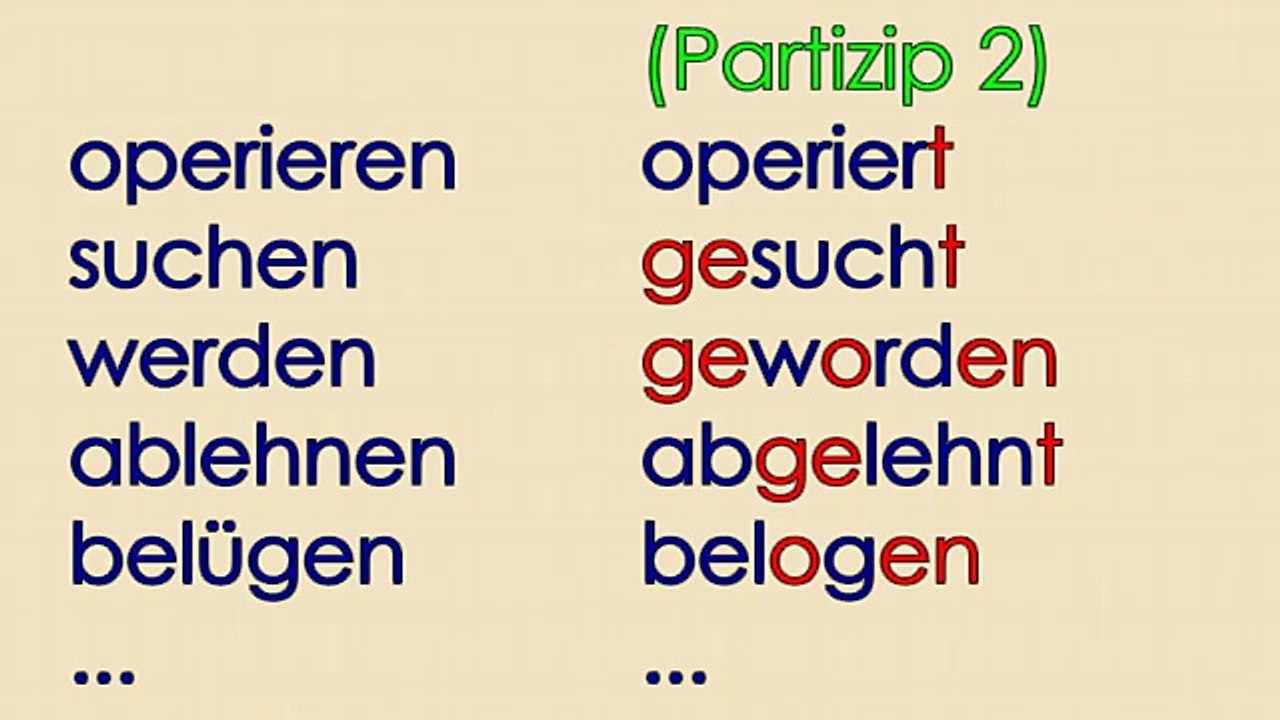 ich werde ... (Passiv)