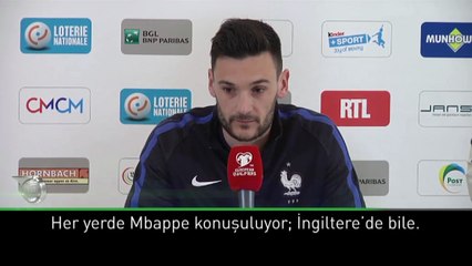 Lloris: Her yerde Mbappe konuşuluyor