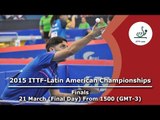 2015 ITTF Latin American Championships - Finals