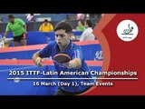 2015 Latin American Championships - Day 1 Teams Event