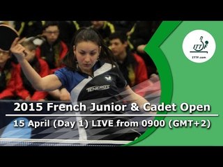 2015 French Junior & Cadet Open – Day 1 LIVE