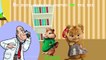 Alvin and the Chipmunks Jumping on the Bed - Five Little Monkeys Jumping on the Bed Nursery Rhymes