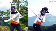 【ユンチェヨン】Yoon Chae Young,韓国を代表する美女ゴルファー,スイング解析 golf swing