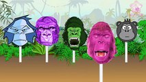 Crazy Gorilla Finger Family Nursery Rhymes for Children in 3D| MY KIDDY WORLD