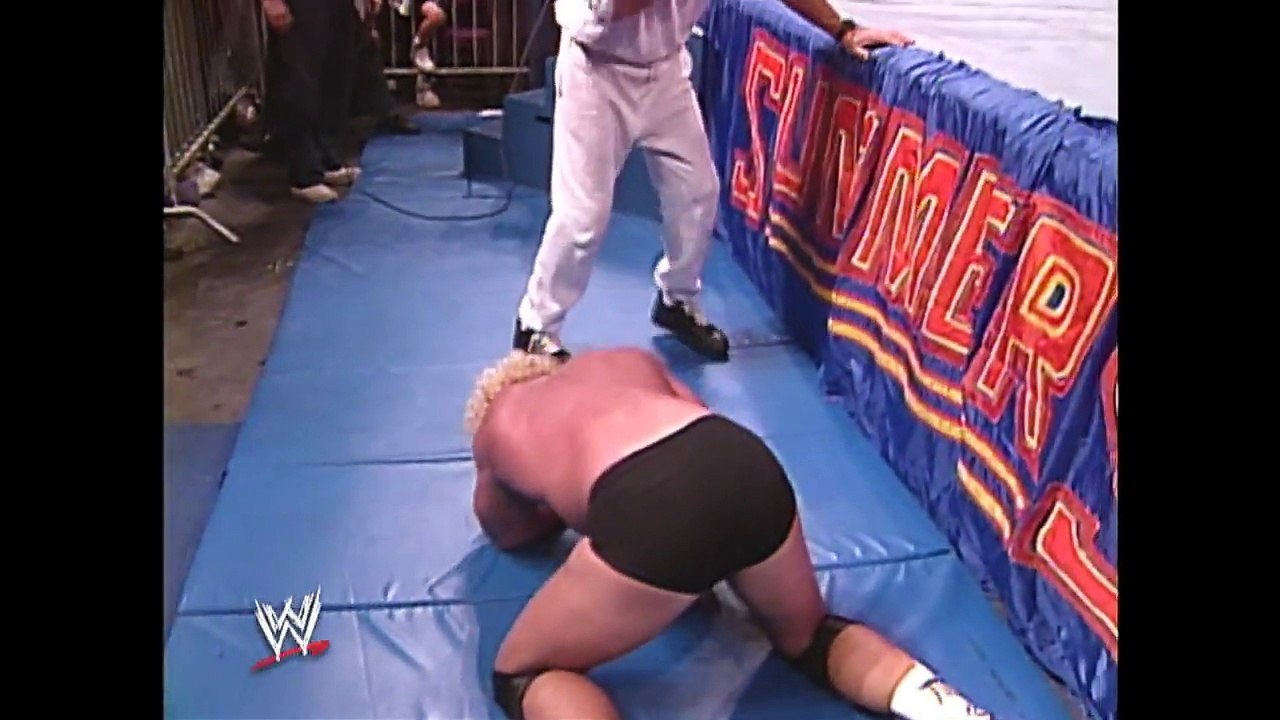 WWE Hall of Fame  Stu Hart celebrates with his son after