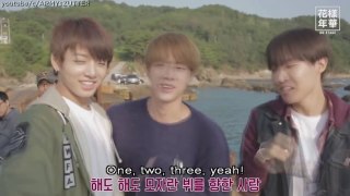[ENG SUB] {7} BTS becomes angels to encourage V - BTS has fun on the tidal flat