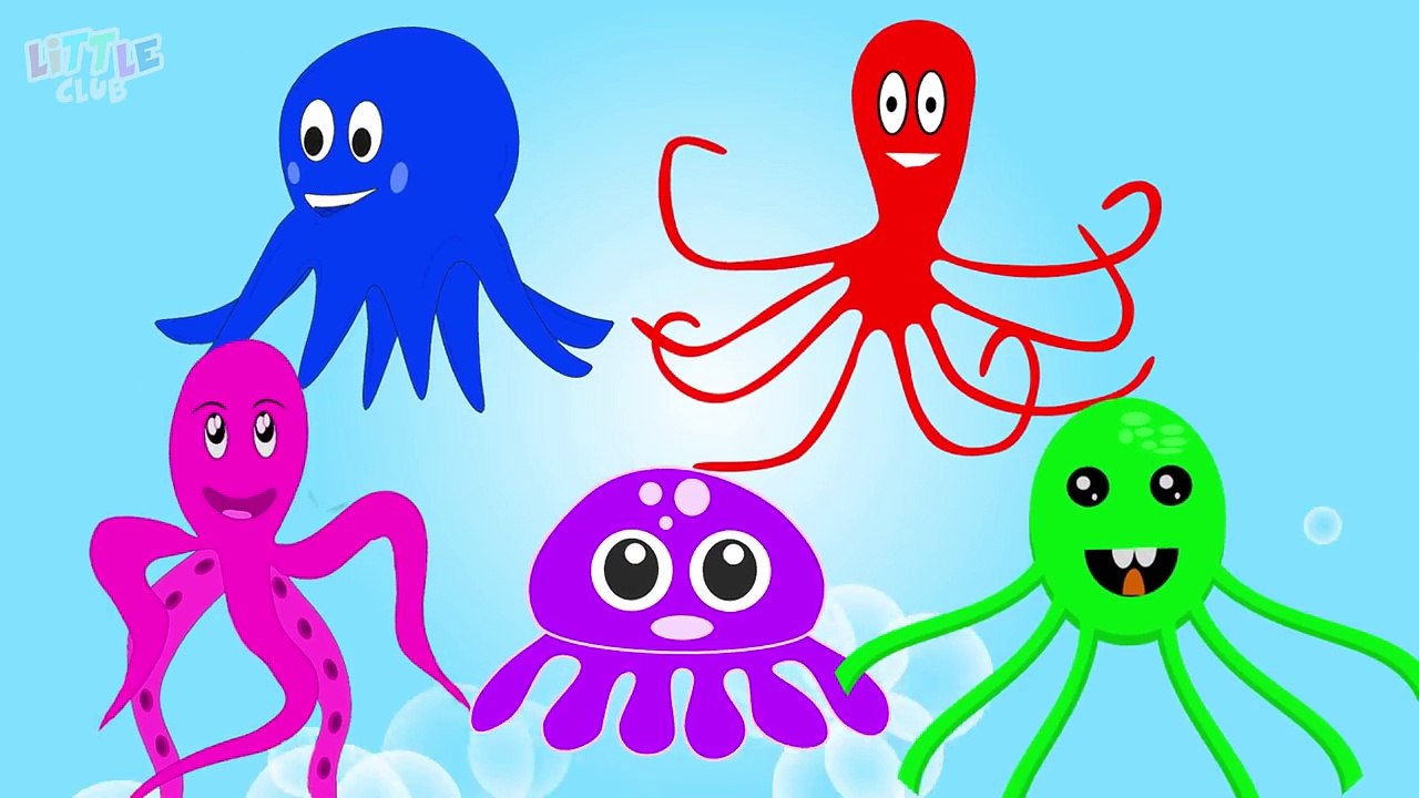 Octopus Finger Family | 3D Nursery Rhymes For Kids | Songs For Childrens