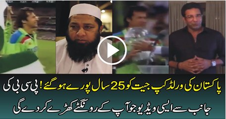 PCB Releases Special Video On Silver Jubilee Of 1992 World Cup Victory LOGO