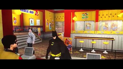Batman Batcar and Zombie Lightning McQueen CARS Race Track HD 1080p Custom Disney Pixar Cars1