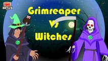 Epic Finger Family Battles Grim Reaper Vs Vampire | Finger Family Children Nursery Rhymes
