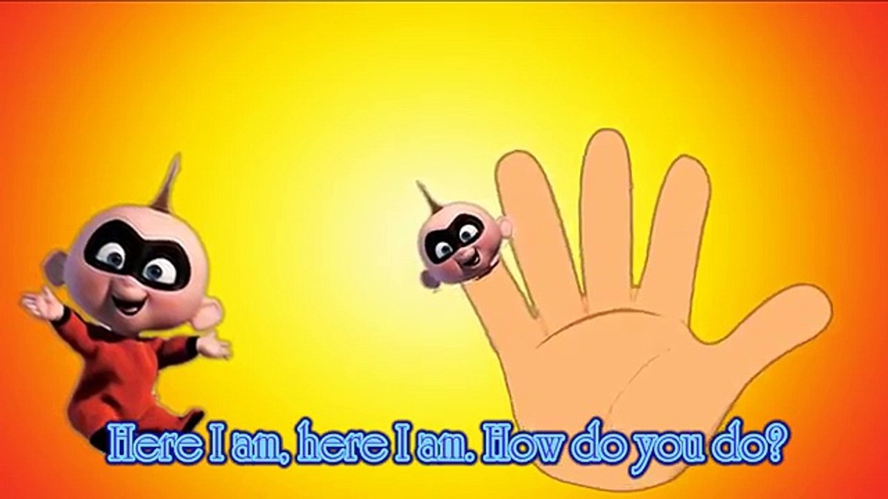 По бы Семья палец для Дети мой Мы питомник Песня в Суперсемейка