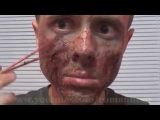 Como fazer um Halloween make-up em casa - How to make a Halloween make-up