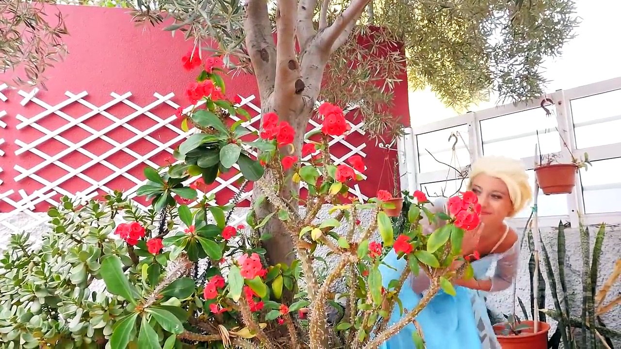 Spiderman vs T-Rex With Frozen Elsa & Anna! Real Life Fun Superhero Movie