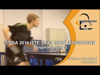 Benjamin Dejong 2 - STIGA 2014 Table Tennis TrickShot Showdown