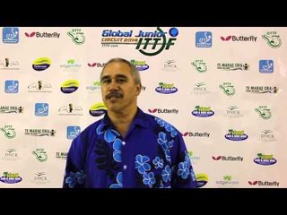 IORANGI Tearoa interview after ending the ITTF Global Junior Circuit in Cook Islands