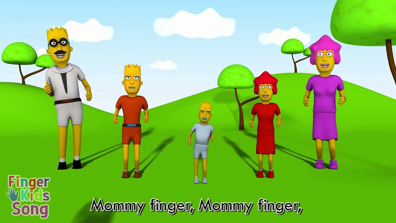 Daddy Finger | Finger Family Song | 3D Animation Finger Family Nursery Rhymes & Songs for