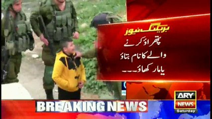 Video shows Israeli troops questioning terrified Palestinian boy