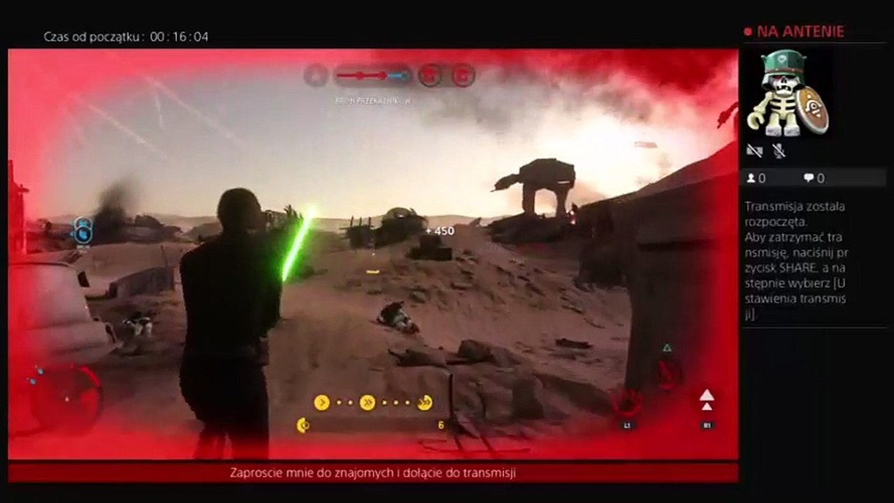 Live Star wars battlefront atak at at i eskadra (2)