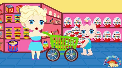 Spiderman & Elsa Drinking Water Treatment Toilet By Babies Funny! Animation Cartoon For Ki