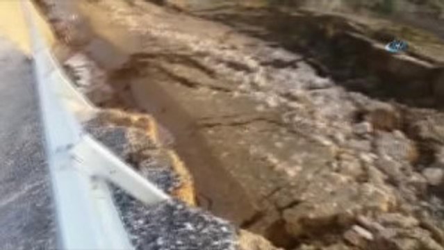 Tavşanlı-Emet Karayolu Heyelan Nedeniyle Kısmen Kapandı