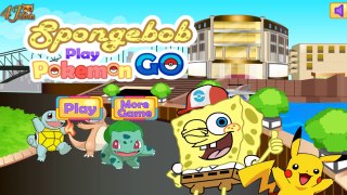 Spongebob Play Pokemon Go - Cartoon Game For Kids